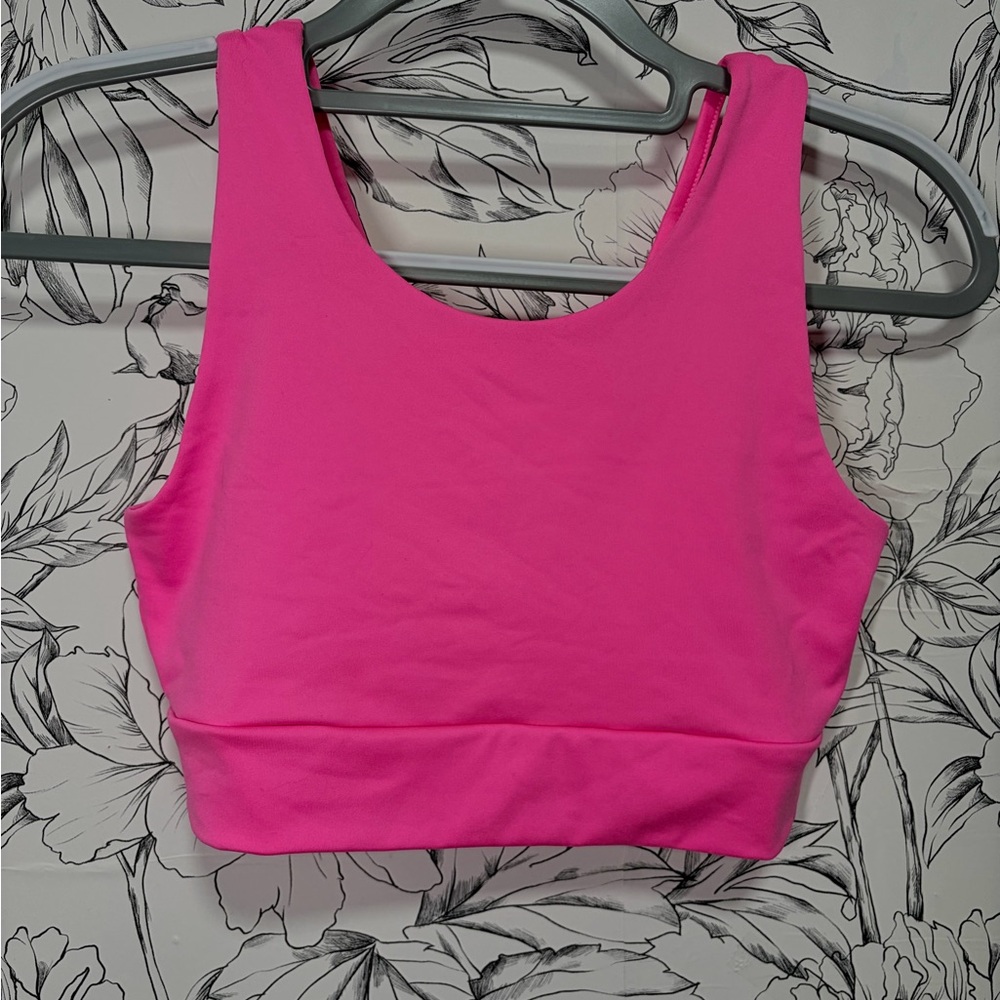 Youth girls strappy pink bra